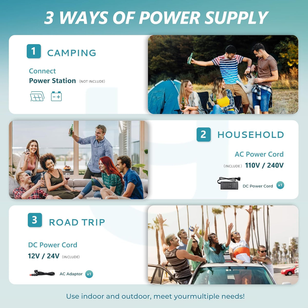 EUHOMY 18 L Compressor Cool Box (Minus 20 to Plus 20 °C) | 15-Minute Rapid Cooling | App Control | 12/24 V DC and 240 V AC | 3-Level Battery Protection | ECO/MAX Modes | <42 dB Compressor for Camping, Travel and Boats
