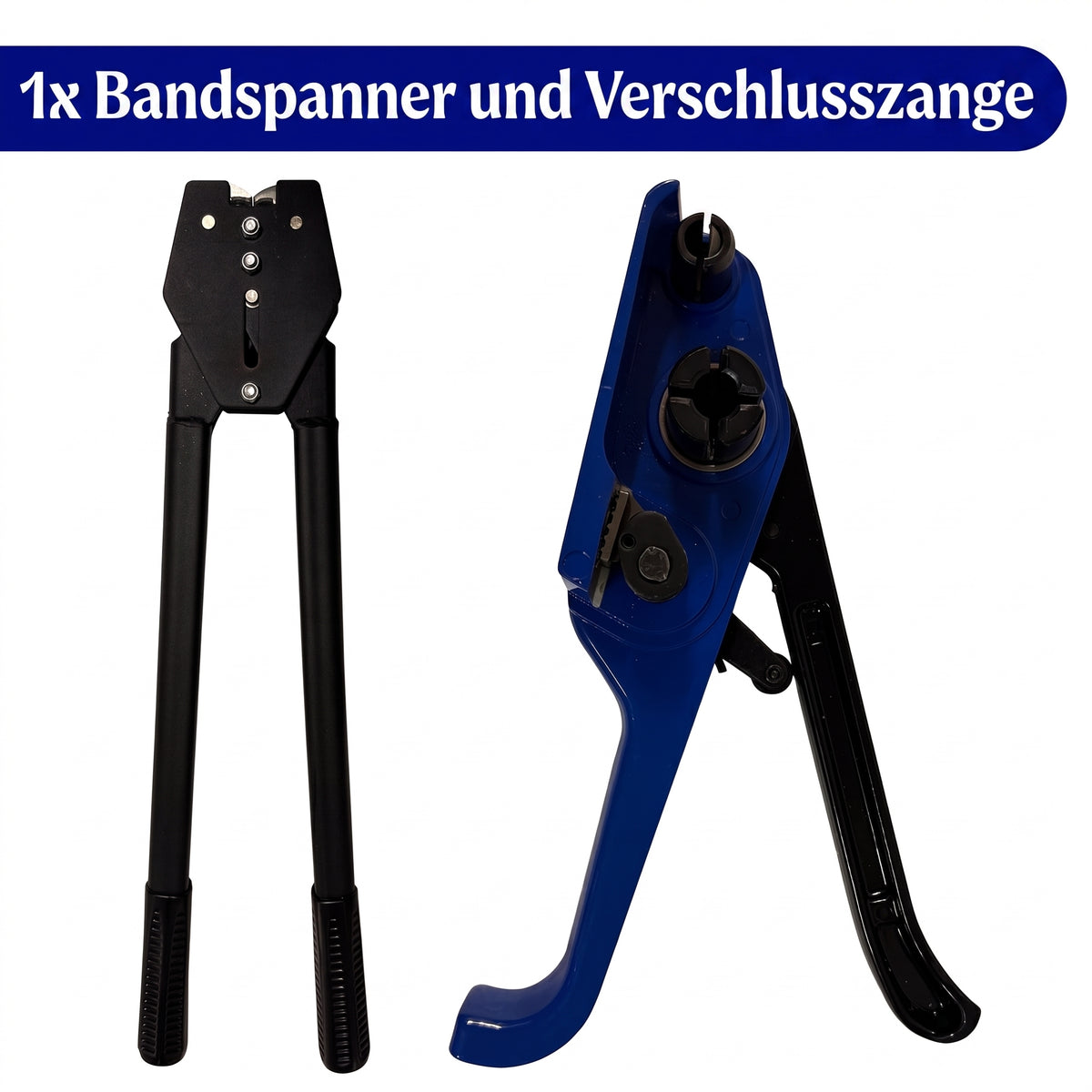 LastWerk PET Strapping Set with Tensioner, Sealer, 400 m Green Strap, 200 Metal Seals, 30 Edge Protectors and Gloves for Pallets, Cartons, Shipping, Storage and Transport