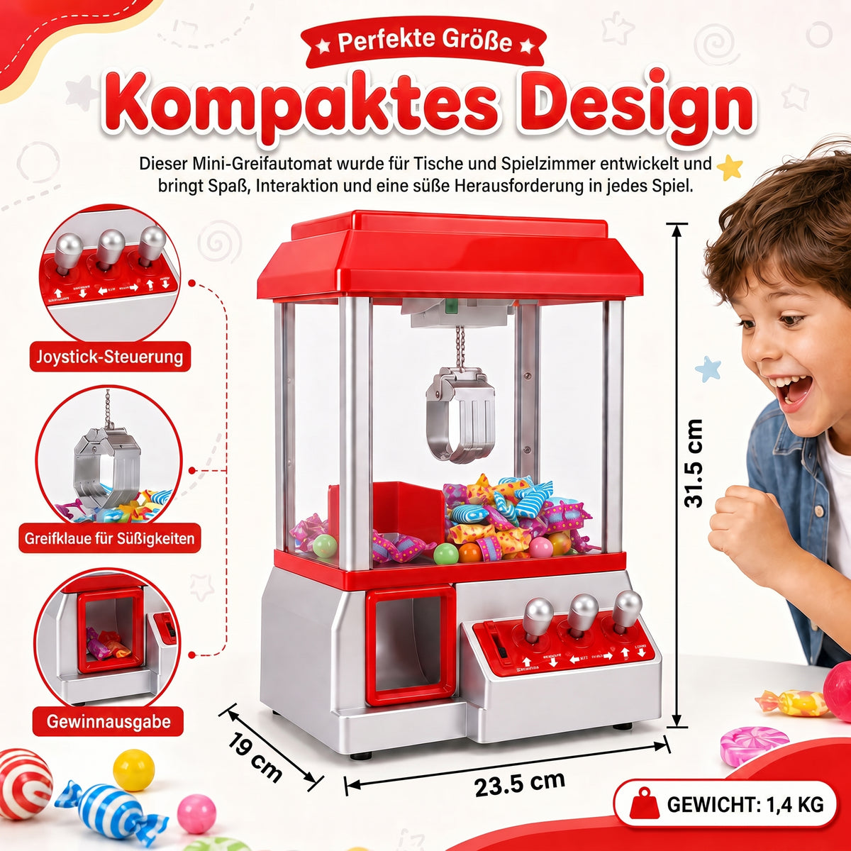 Máquina de garra Candy Grabber