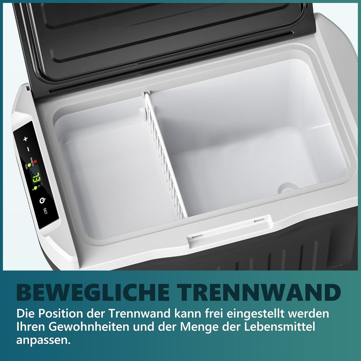 EUHOMY Kompressor-Kühlbox 21 l