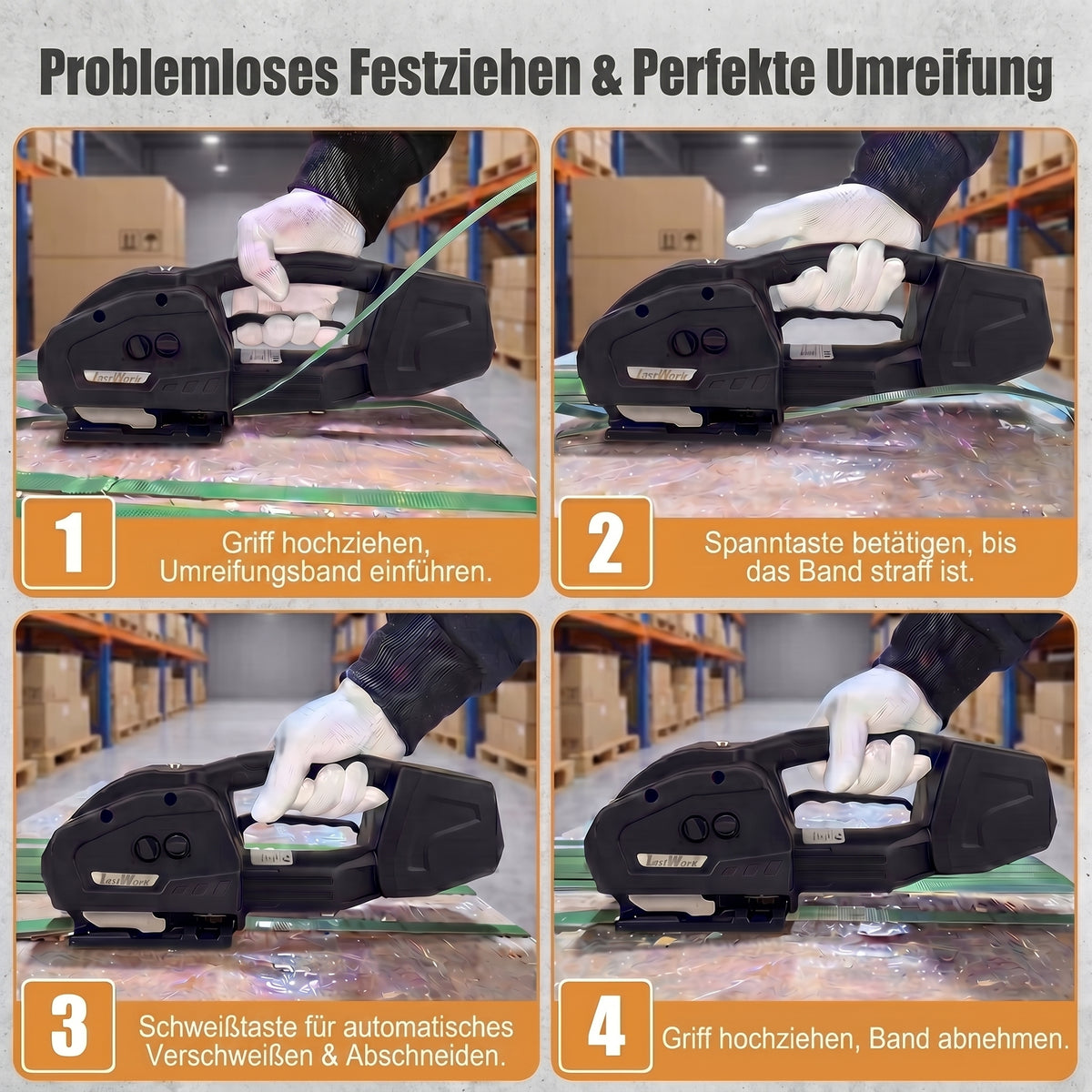 LastWerk K1 Akku-Umreifungsgerät