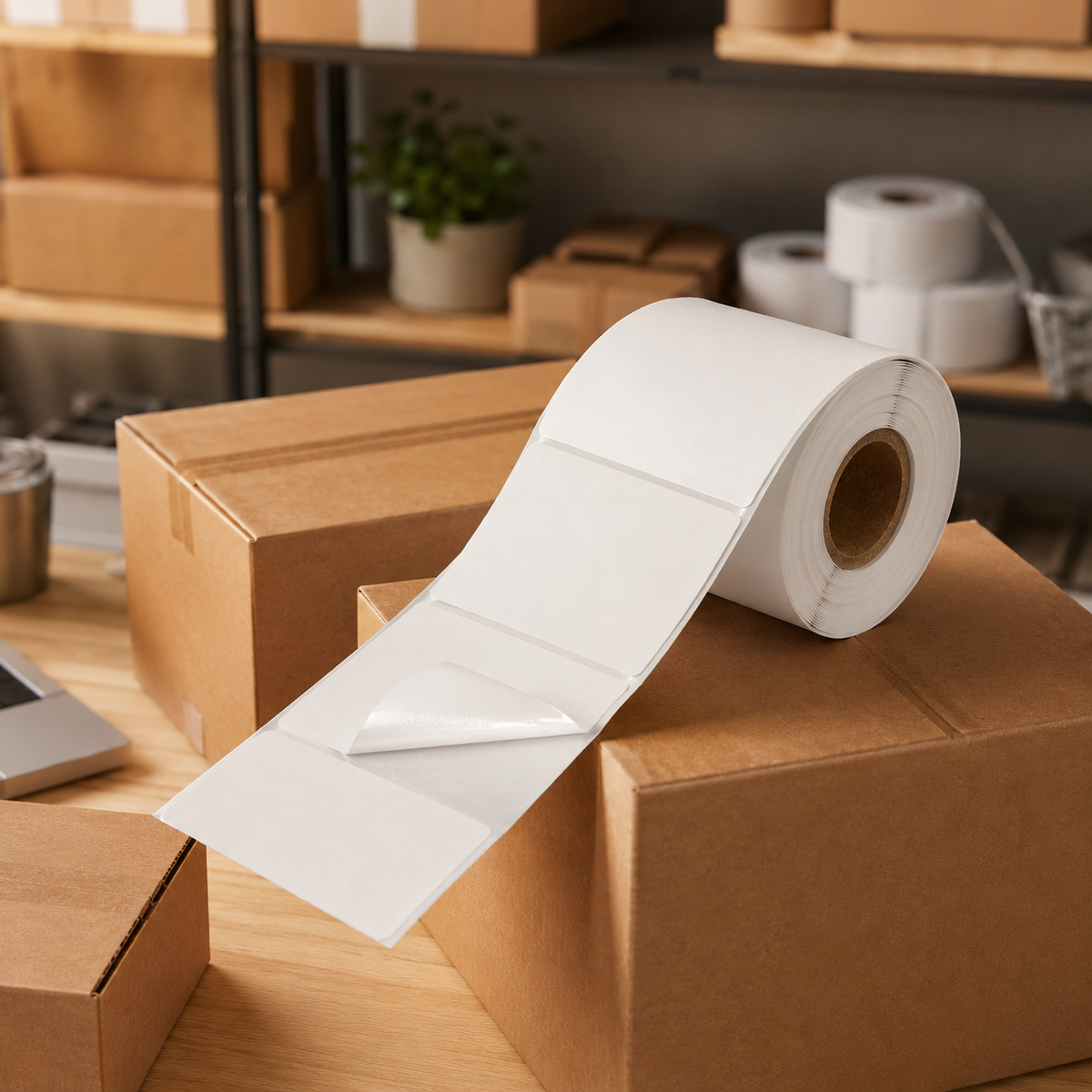 LastWerk Shipping Labels 100 × 150 mm on Rolls