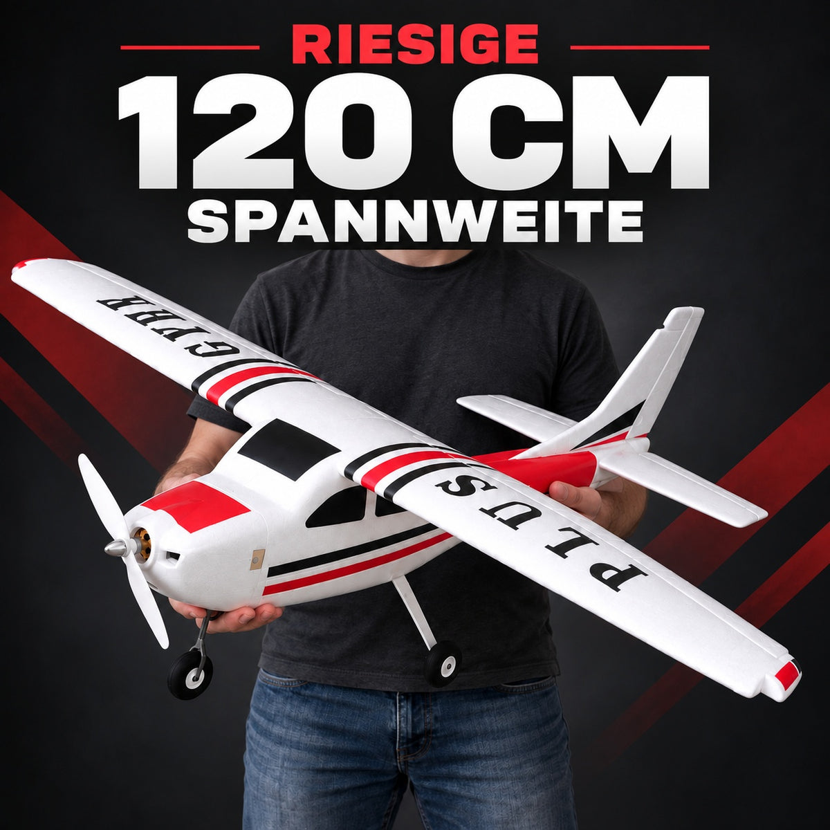 Avion RC à aile haute 120 cm