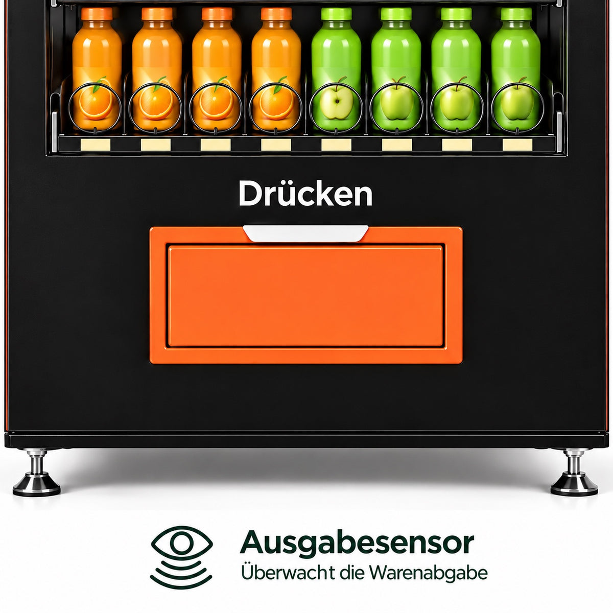 KRONHERR VENDING AF-10N(H5) Verkaufsautomat mit Kühlung, 60 Warenkanälen, 5-Zoll-Display und 4G