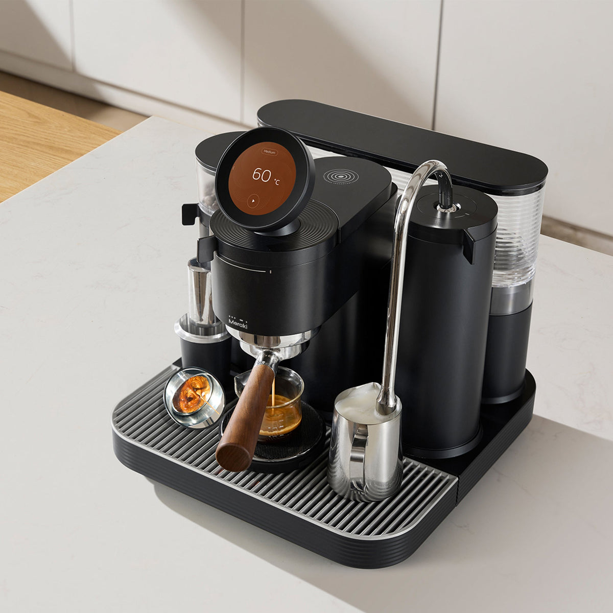 Meraki Espressomaschine mit Mahlwerk · Gebraucht (Good)
