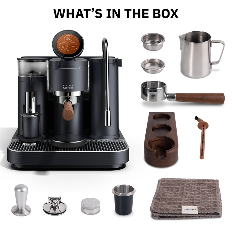 Meraki Espressomaschine mit Mahlwerk