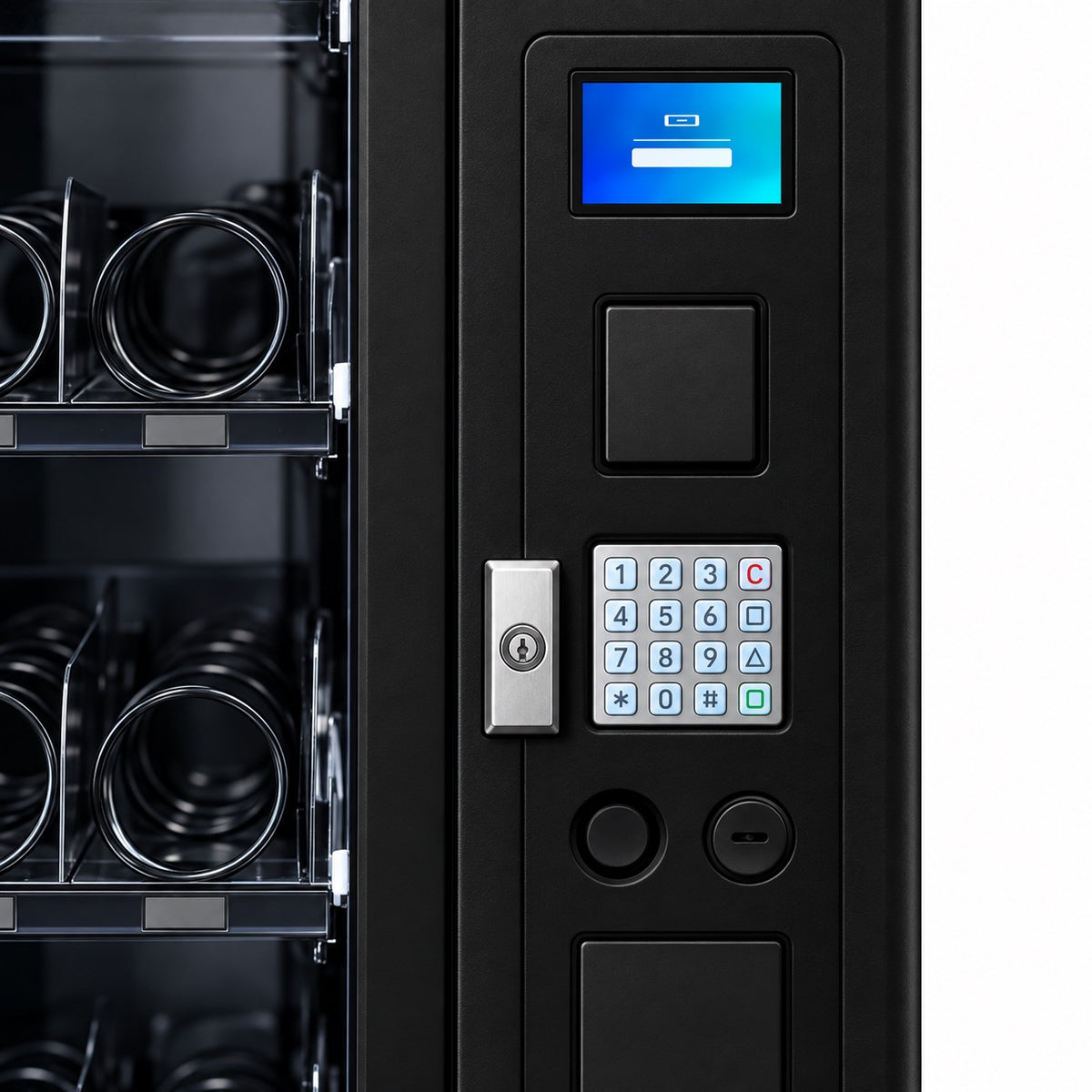 KRONHERR VENDING AF-60C(H5) Verkaufsautomat mit Kühlung, 60 Warenkanälen, 5-Zoll-Touchscreen und 4G