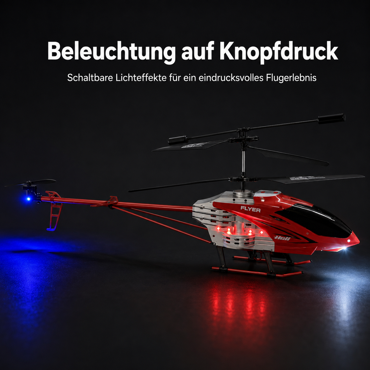 Flyer helicóptero RC 92 cm · Usado