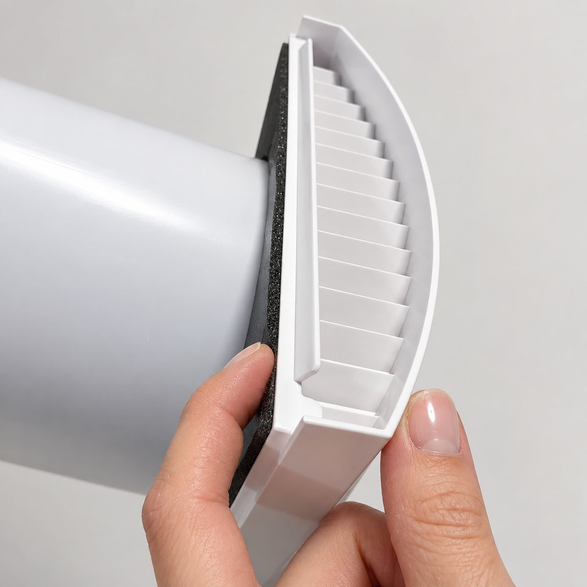 LastWerk AirReactor Ultra C dezentrale Lüftungsanlage mit Wärmerückgewinnung – CO₂-Sensor, WLAN-App, F7 + G1-Doppelfilterpatrone, KeramikPlus, bis 50 m³/h, Energieklasse A+