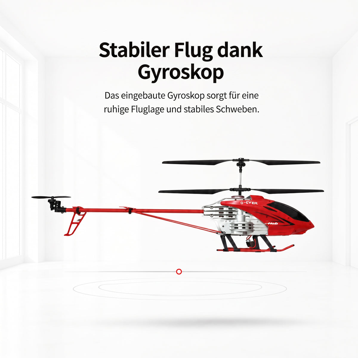 Flyer helicóptero RC 92 cm · Usado