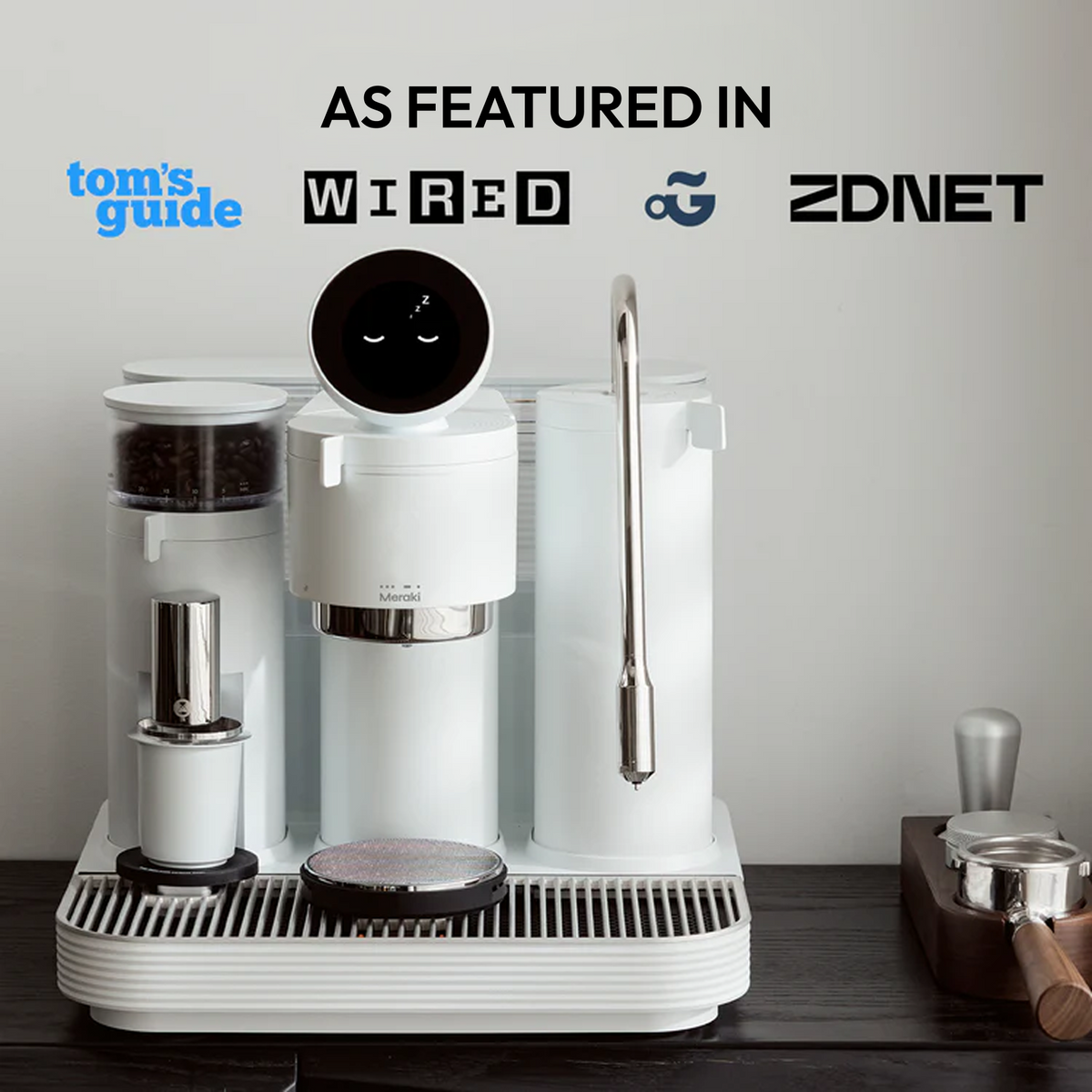 Meraki 2. Generation Espressomaschine mit Mahlwerk